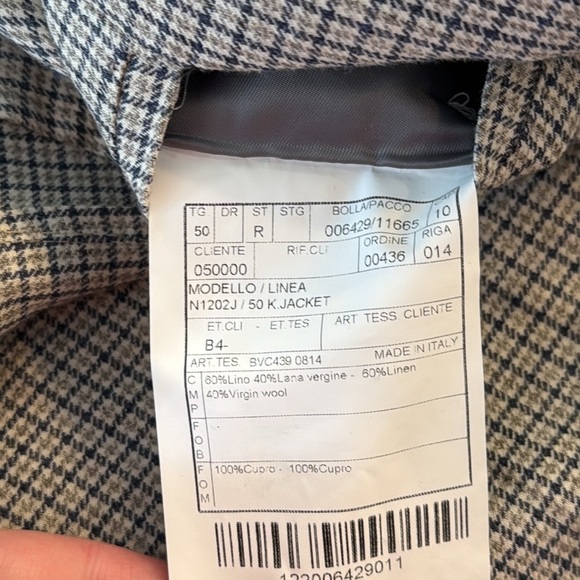 Boglioli Milano K Jacket Linen SZ 50 - Picture 7 of 9